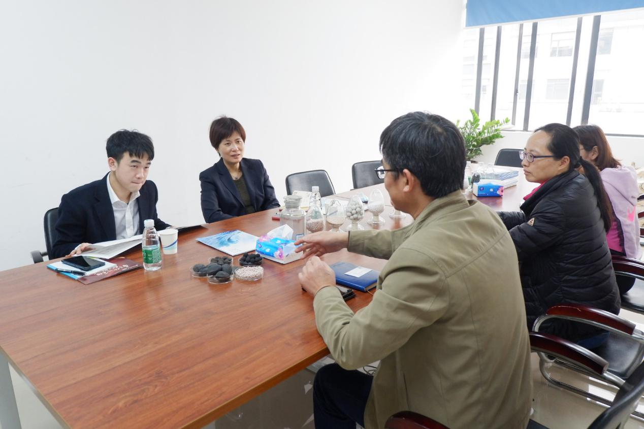 中國銀行領導蒞臨勃（bó）發環保實地考察