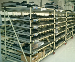 線棒（bàng）貨架